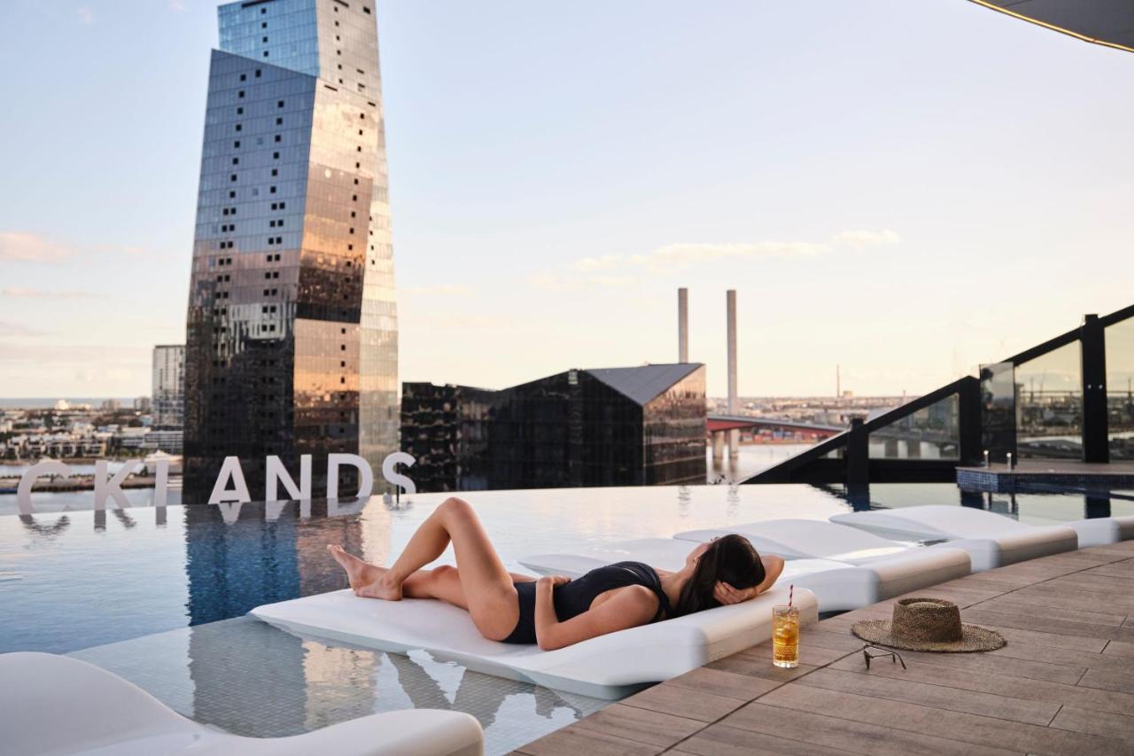 Melbourne Marriott Hotel Docklands Exterior photo The rooftop pool at the Standard East Village