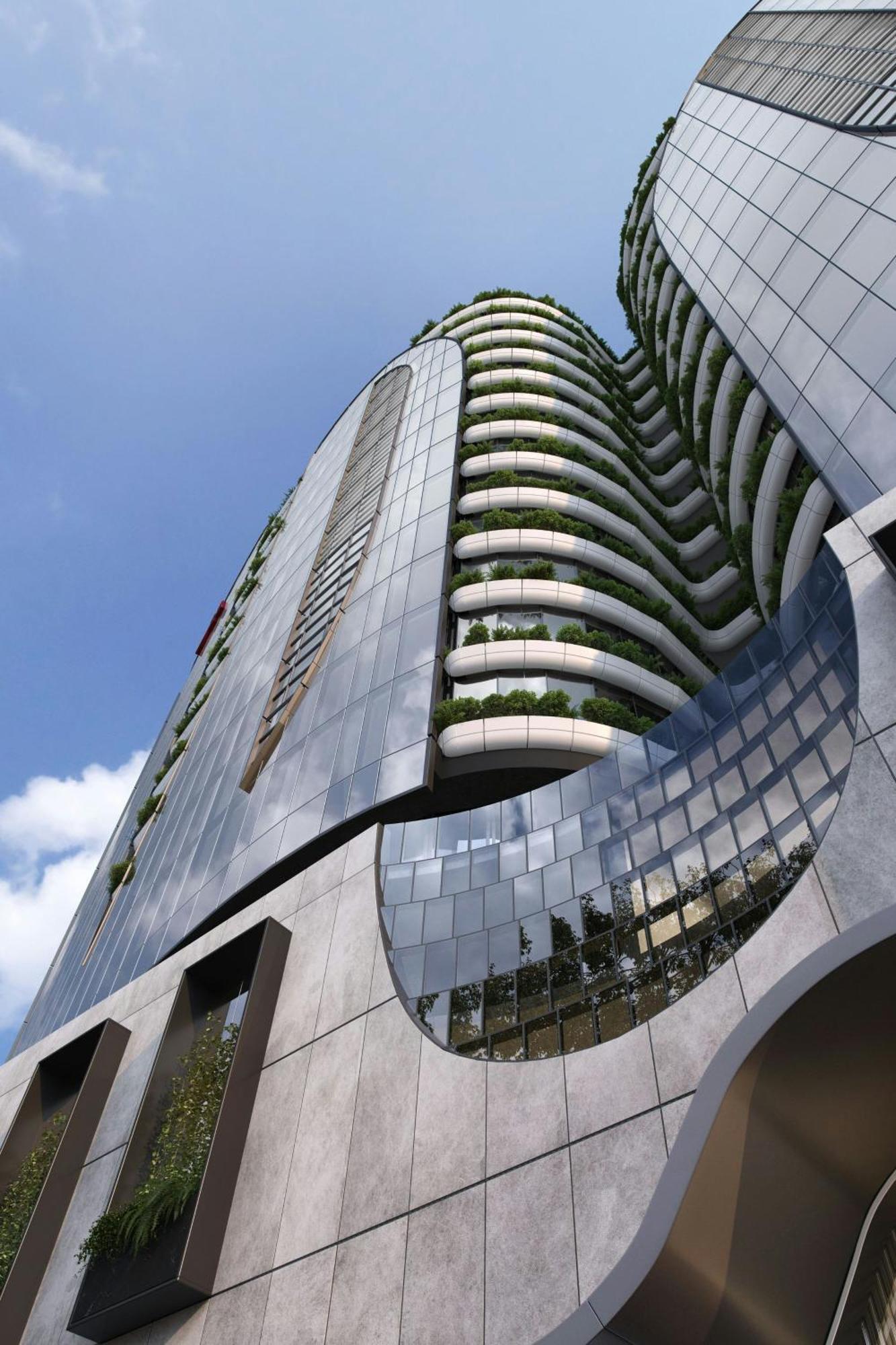 Melbourne Marriott Hotel Docklands Exterior photo The proposed One River North